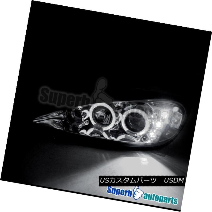 ヘッドライト 1999-2005 Grand AM HaloクリアプロジェクターLedヘッドライトランプChrome SpecD Tuning 199の画像