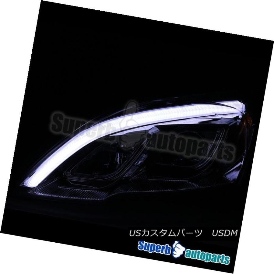 ヘッドライト 07-11ホンダCRV CR-VクロームLED DRLプロジェクター