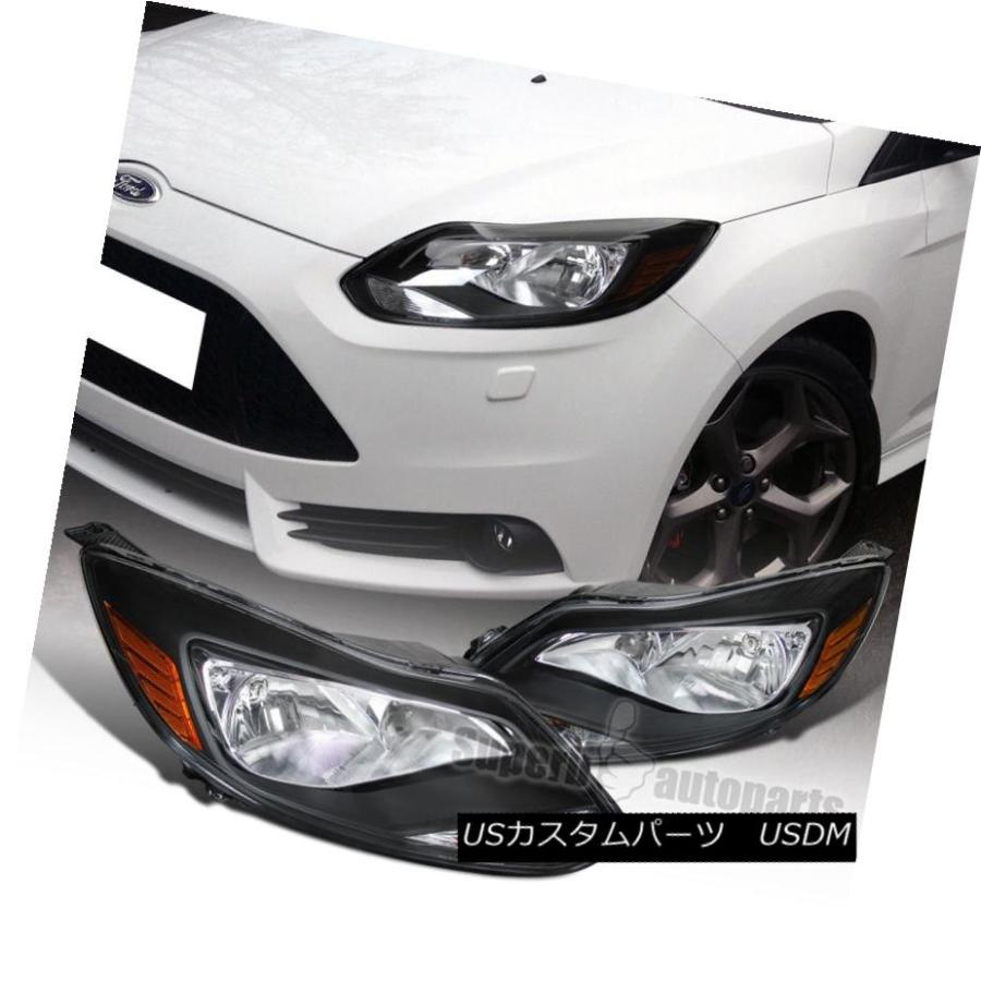 ヘッドライト 2012年から2014年フォードフォーカスクリスタルヘッドライトUS＆amp; amp; カナダモデル 2012-2014 Ford F