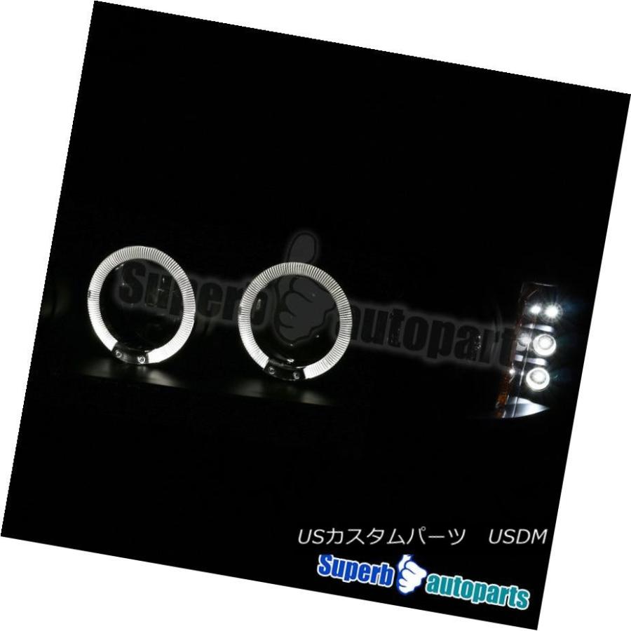 ヘッドライト LEDハロープロジェクターヘッドライトランプ1994-1997 Honda Accord Replacement Pair LED Haの画像