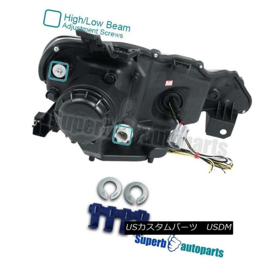 ヘッドライト 2012-2017トヨタ86シオンFR-S光沢ブラックプロジェクターLED DRLヘッドライトランプ 2012-2017 Toyotaの画像