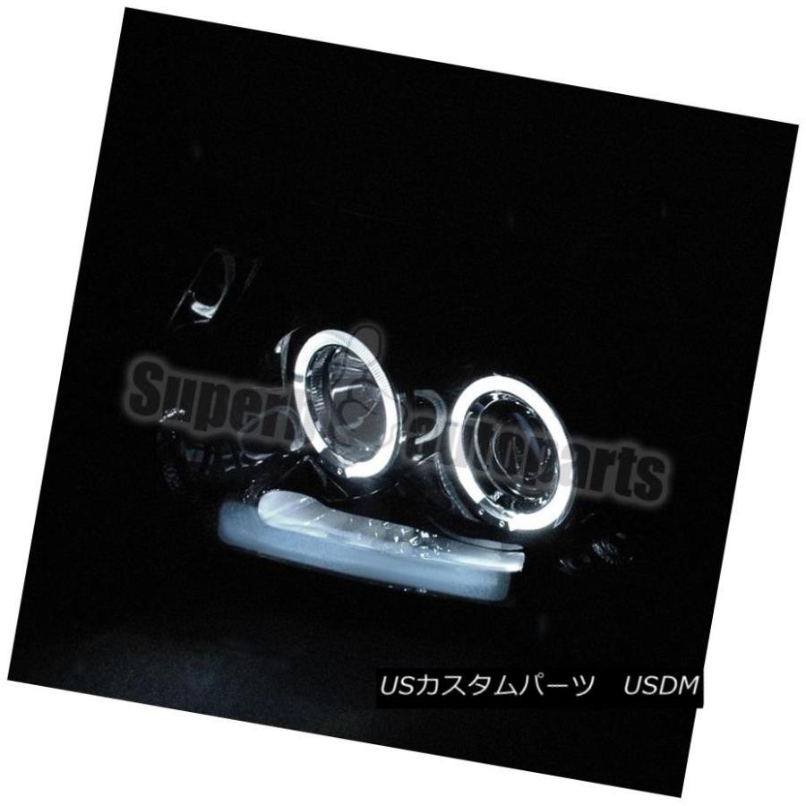 ヘッドライト 04-08 Ford F150デュアルHalo LEDプロジェクターヘッドライトSmoke + Raptor Bumper Grilleの画像