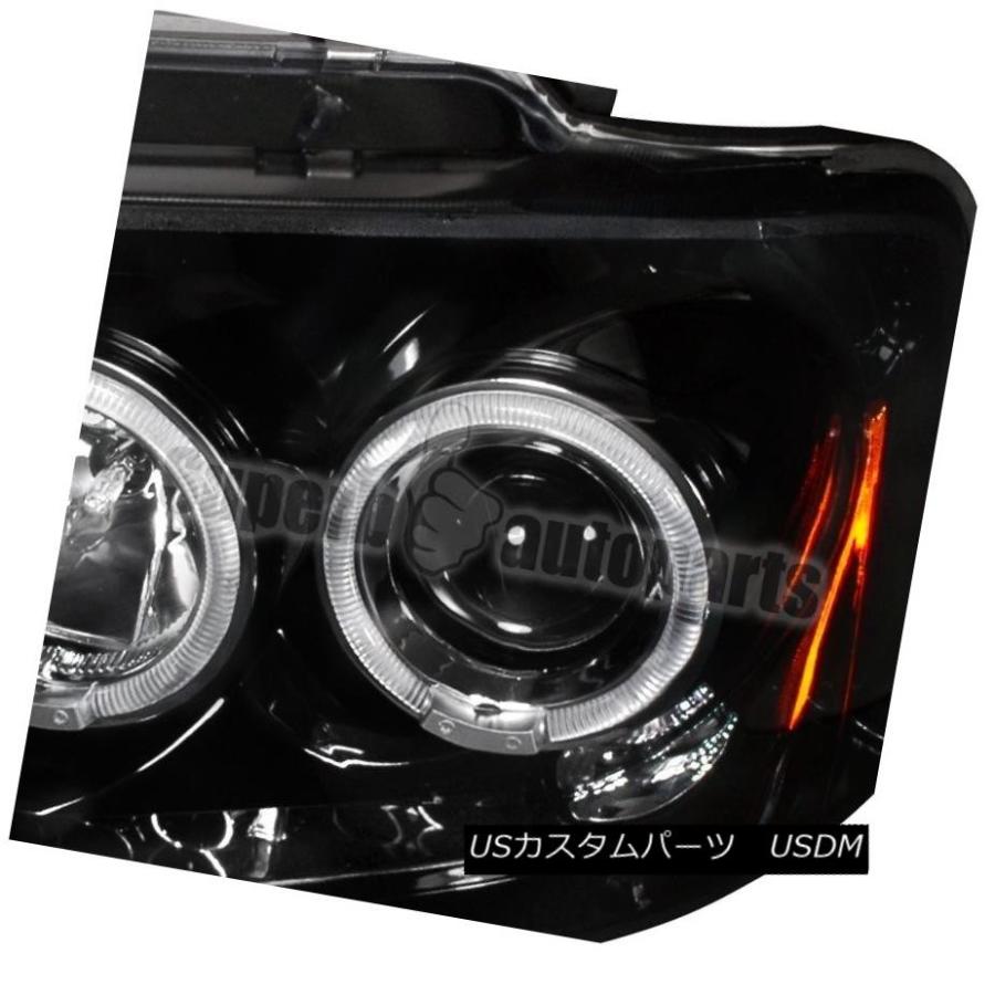 ヘッドライト 04-08 Ford F150デュアルHalo LEDプロジェクターヘッドライトSmoke + Raptor Bumper Grilleの画像