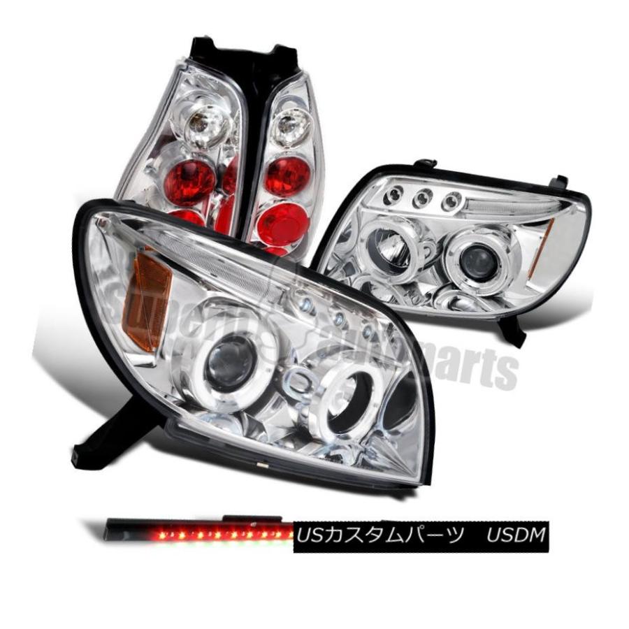 ヘッドライト 2003-2005 4Runner Halo LEDプロジェクターヘッドライト+タイ lランプ+ 49インチLEDテールライト