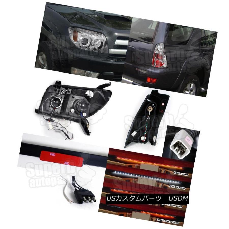 ヘッドライト 2003-2005 4Runner Halo LEDプロジェクターヘッドライト+タイ lランプ+ 49インチLEDテールライトの画像