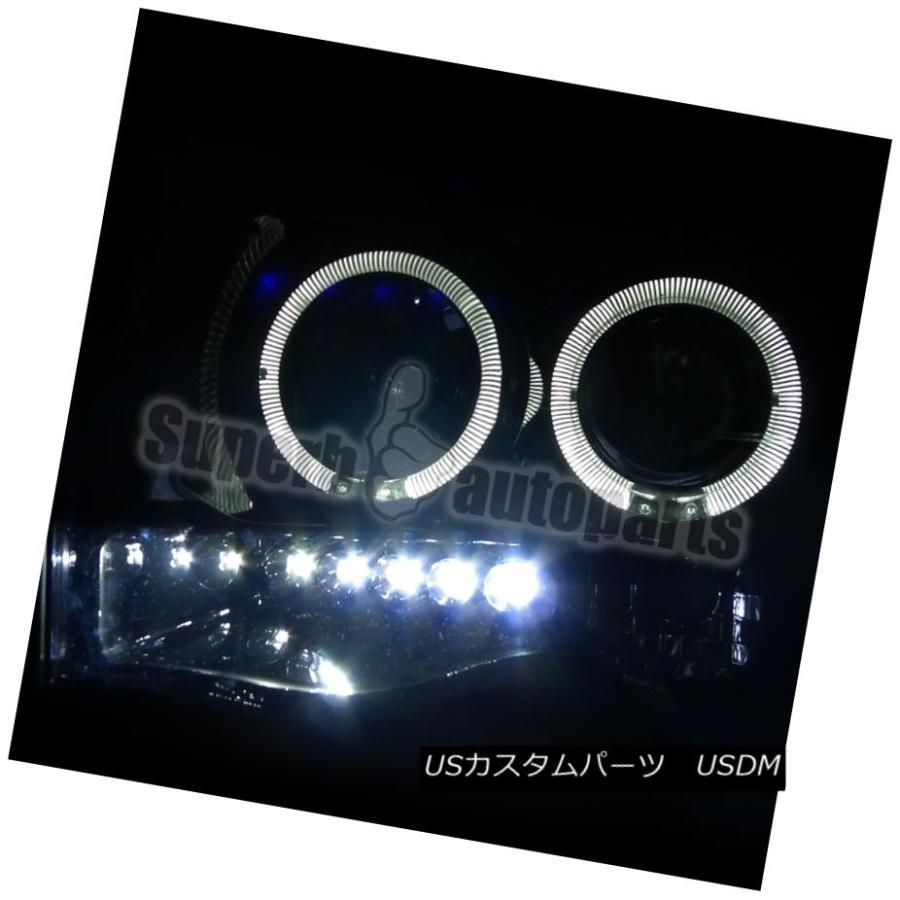 ヘッドライト 02-05 Ram Glossyブラックプロジェクターヘッドライト+ LEDテールライト+スモークフォグランプ 02-05 Ram Glの画像