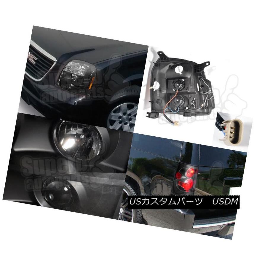 ヘッドライト 2007年?2012年GMC Yukon XL LEDプロジェクターヘッドライト+タイ lライトブレーキランプ 2007-20の画像