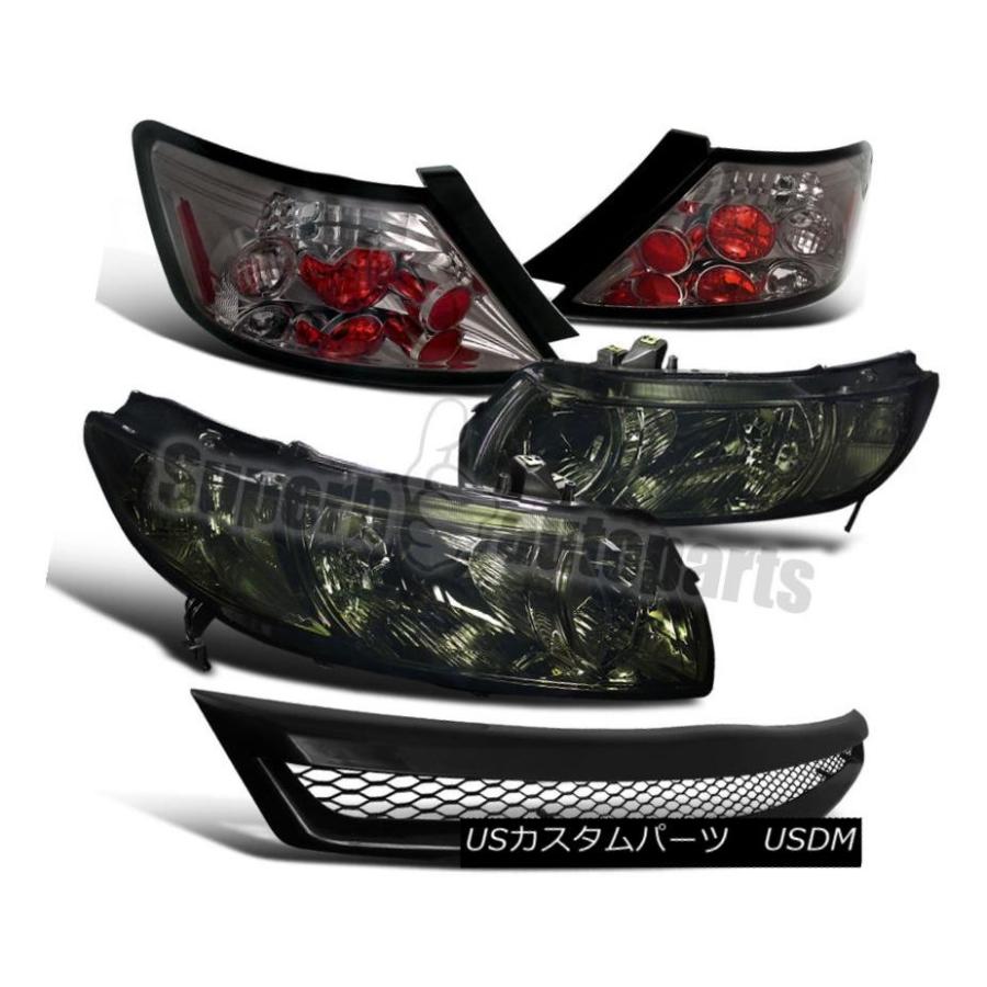 海外最新 ヘッドライト 06 08シビック2drヘッドライト テールブレーキライトスモーク メッシュグリルブラック For 06 08 Civi Usdm 0007 387 Usパーツ取り扱い専門店 Usdm 通販 Yahoo ショッピング 在庫一掃 Proasa Com Mx