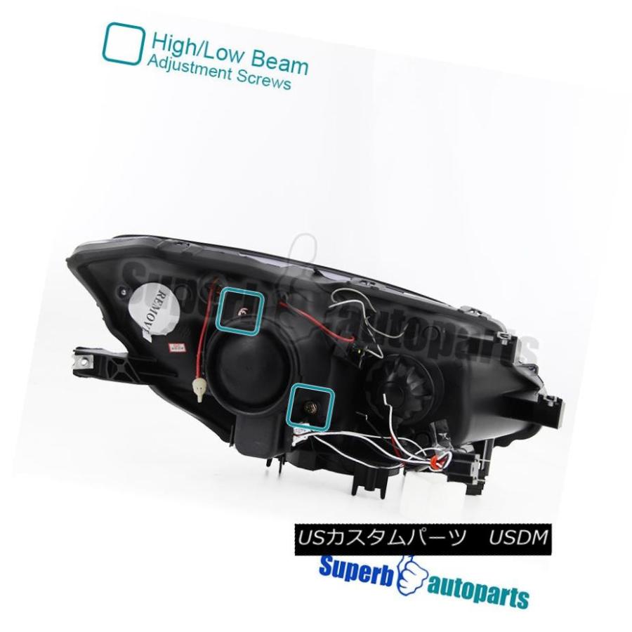 前照灯 2000-2003 S2000用LEDハロープロジェクターヘッドライトランプブラックAP1操作手順かい繕う For 2000-2003