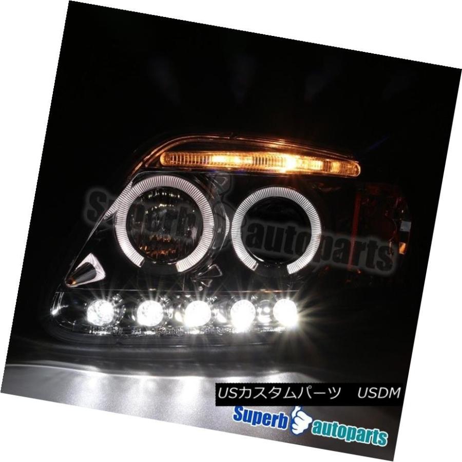 ヘッドライト 1997-2003 Ford F150遠征Halo LEDプロジェクターヘッドライトChrome SpecD Tuning 1997-2の画像