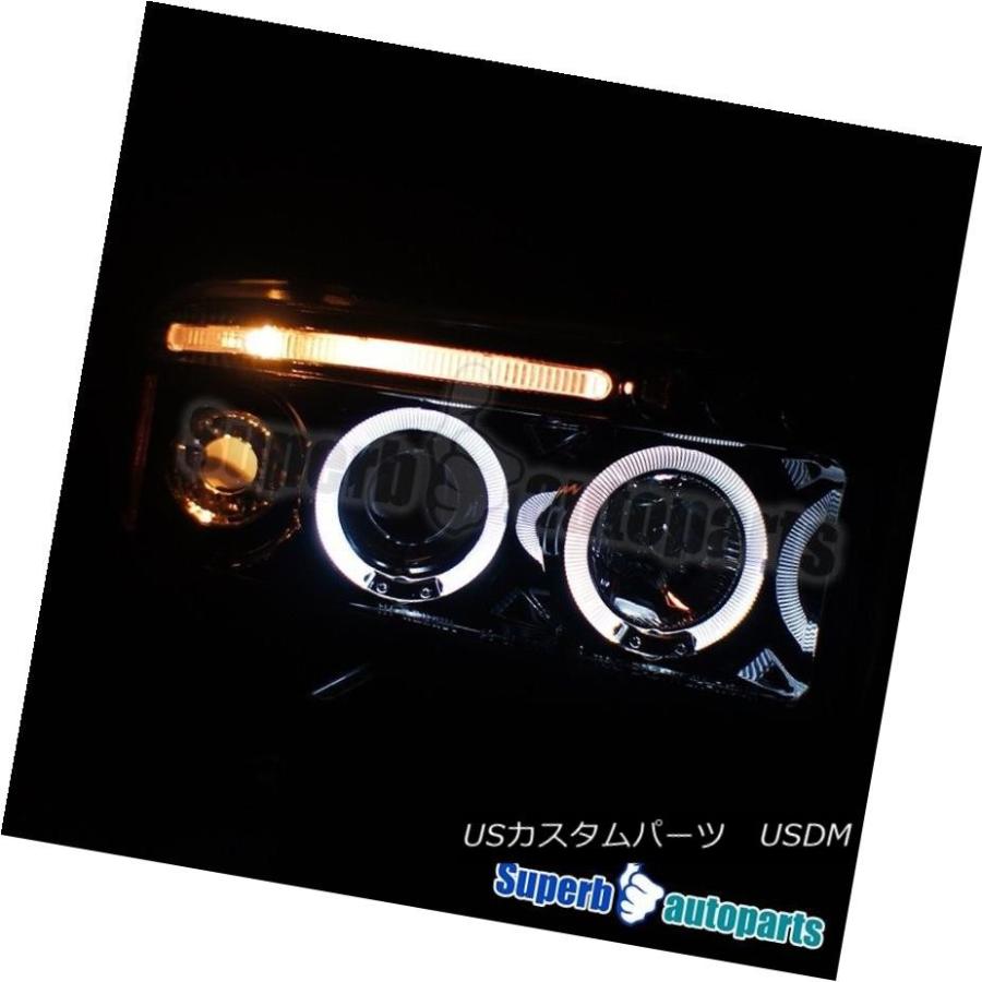 ヘッドライト 1994-2001 Dodge Ram Halo LEDプロジェクターヘッドライトChrome SpecD Tuning 1994-20の画像