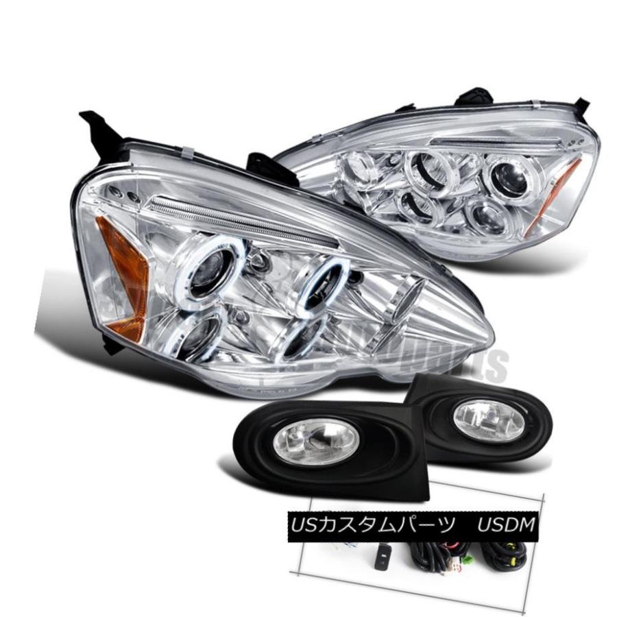 前照灯 2002-2004 Acura RSX Halo LED映写機前照灯+素っ気ない  2002-2004