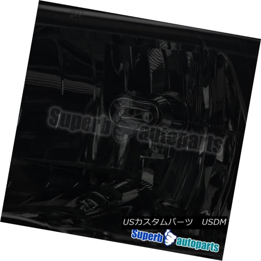 ヘッドライト 2009-2017 Dodge Ram 1500 2500 3500ユーロクワッドヘッドライトヘッドランプスモーク 2009-2017の画像