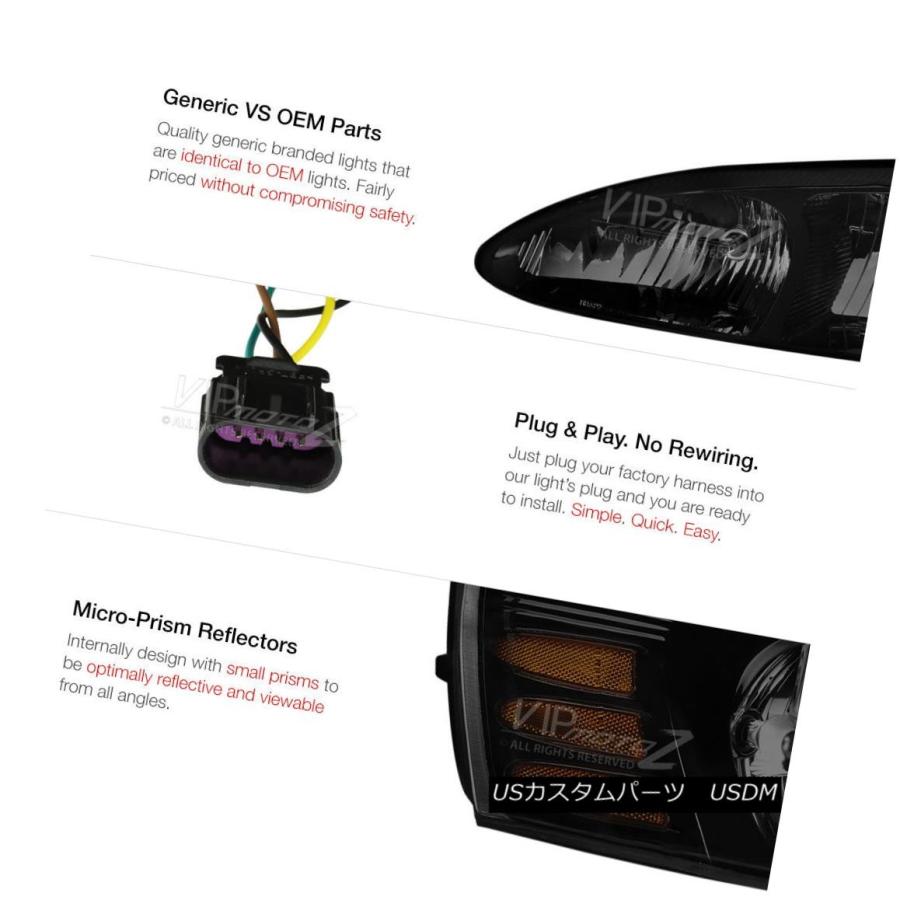 ヘッドライト 2004-2008ポンティアックグランプリ[シニスターブラック]工場スタイルヘッドライトGXP GTP 2004-2008 Pontiaの画像