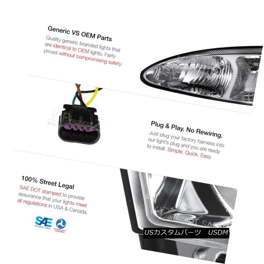 ヘッドライト 2004-2005-2006   -2007-2008 Pontiac Grand Prixクロームフロントヘッの画像