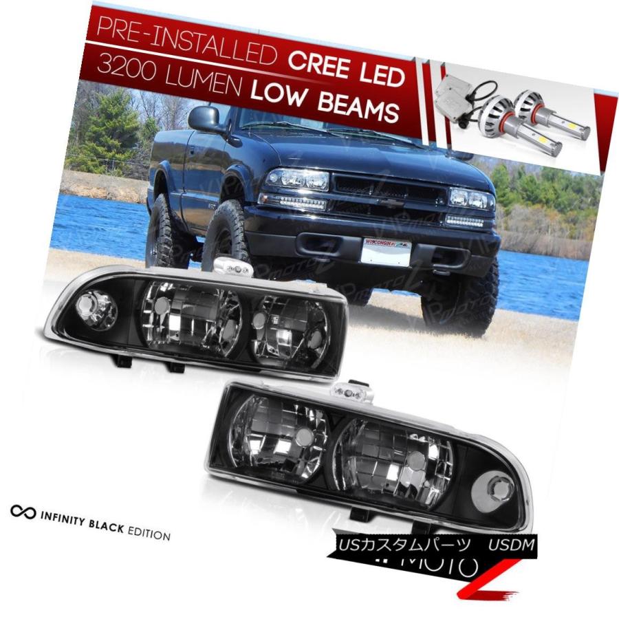 前照灯 ！飾り気の無い袈裟LEDロービーム！ ダイヤモンドヘッドライトコーナーシェビー1998-2004 Blazer S10 !PRE-INS ライト、レンズ-自動車
