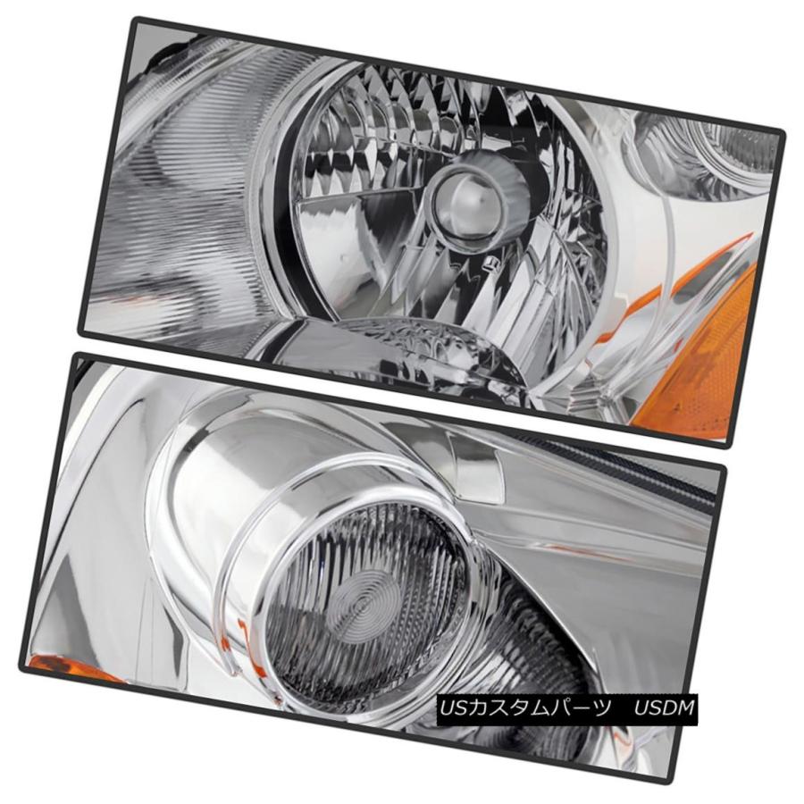 ヘッドライト 2003-2005 HondaパイロットEX LX SUVクロムLEFT RIGHTヘッドライトアセンブリペア 2003-2005 Hoの画像
