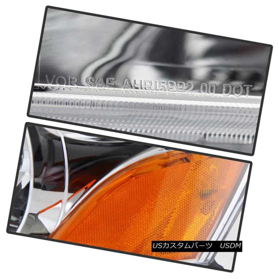 ヘッドライト 2003-2005 HondaパイロットEX LX SUVクロムLEFT RIGHTヘッドライトアセンブリペア 2003-2005 Hoの画像