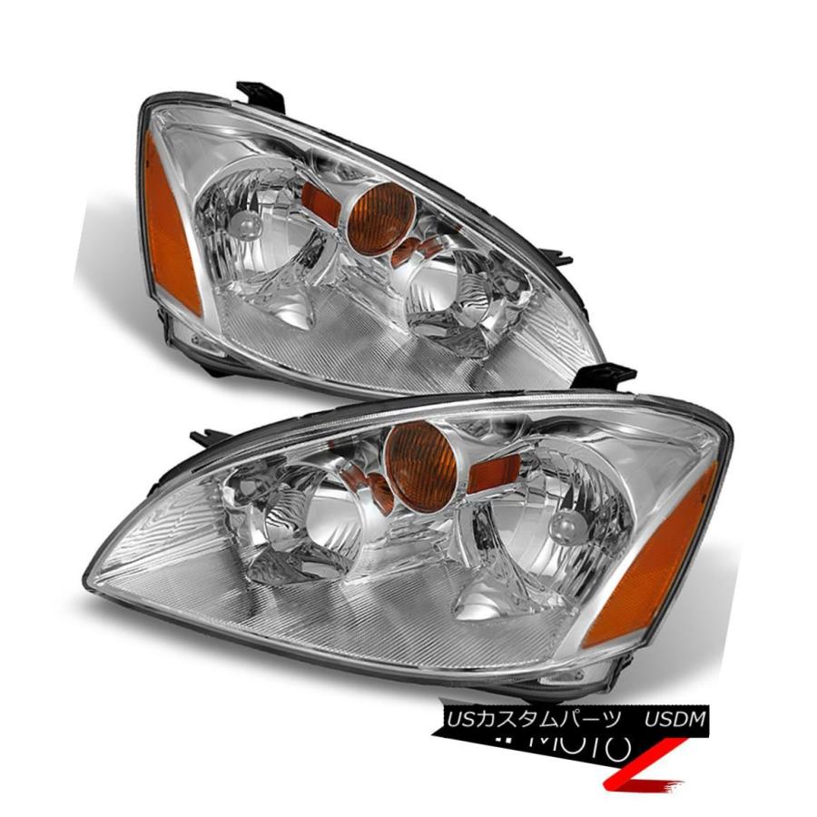 ヘッドライト 2002年2003年Altima 4DセダンファクトリースタイルLEFT RIGHTヘッドライトアセンブリ For 2002 2003