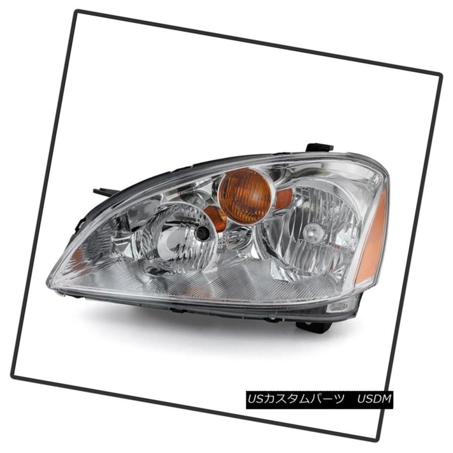 ヘッドライト 2002年2003年Altima 4DセダンファクトリースタイルLEFT RIGHTヘッドライトアセンブリ For 2002 2003の画像