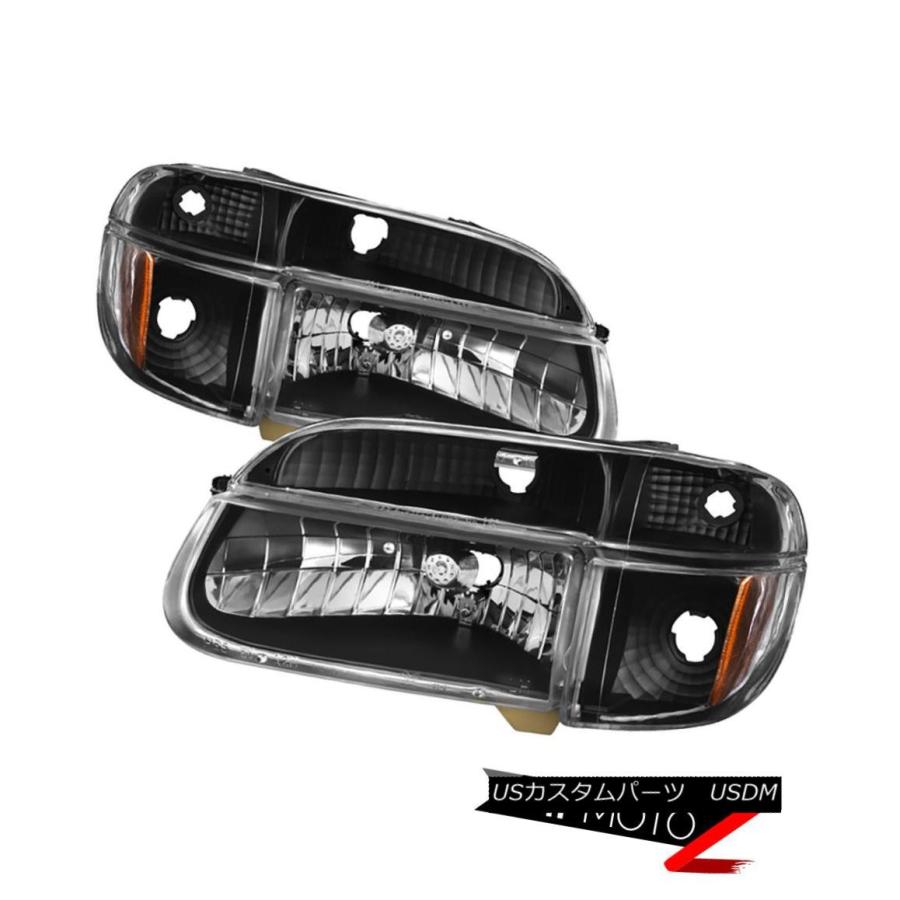 ヘッドライト 1995-2001 Ford Explorer Mountaineer Black \"ファクトリーリプレースメント\""ヘッドライトSET"