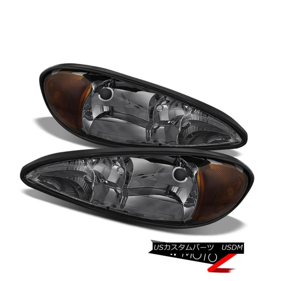 ヘッドライト 1999-2005 Pontiac Grand AM 2D / 4D [SMOKE]左利きヘッドライトヘッドランプアセンブリ 1999-