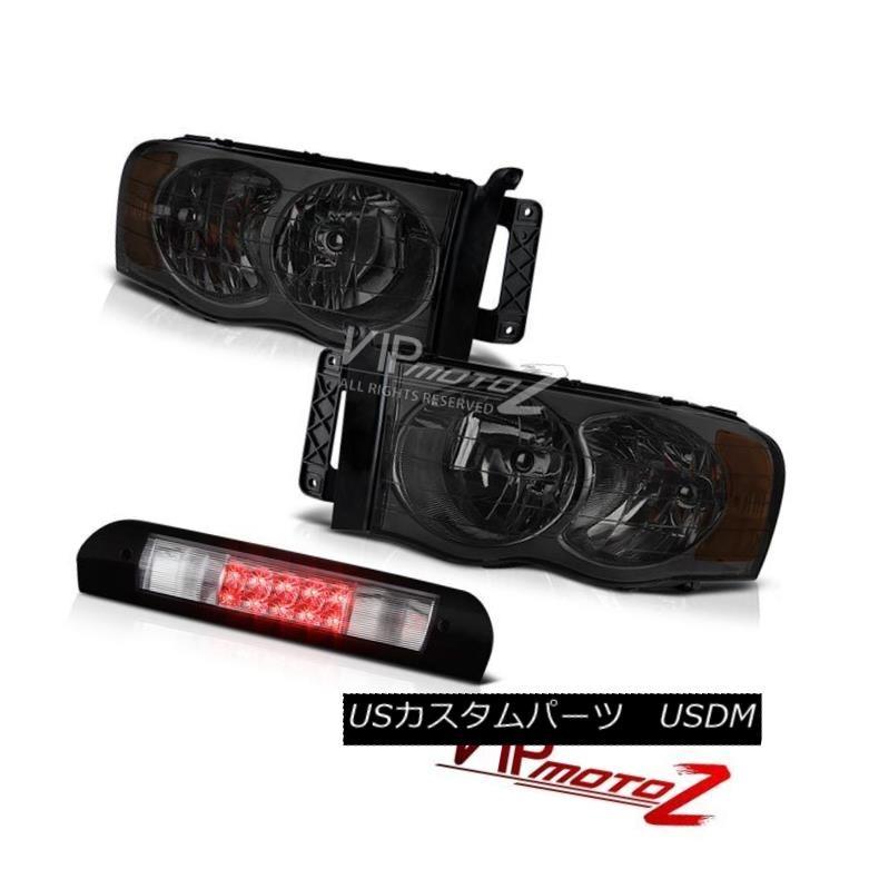 ヘッドライト ダイヤモンドカットペア新しいヘッドライトルーフブレーキカーゴLED 02 03 04 05ラムマグナムV8 Diamond Cut Pa