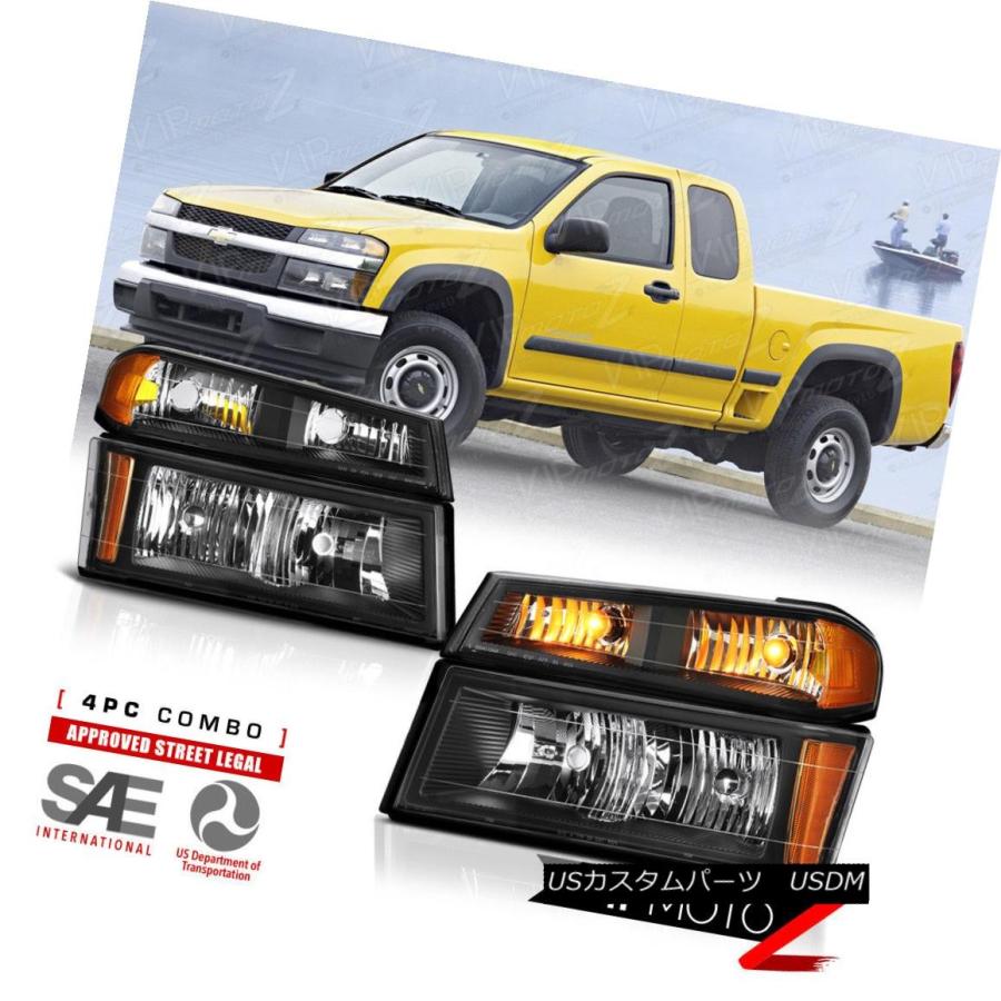 シボレー コロラド 社外ヘッドライト ブラックスモーク シボレー