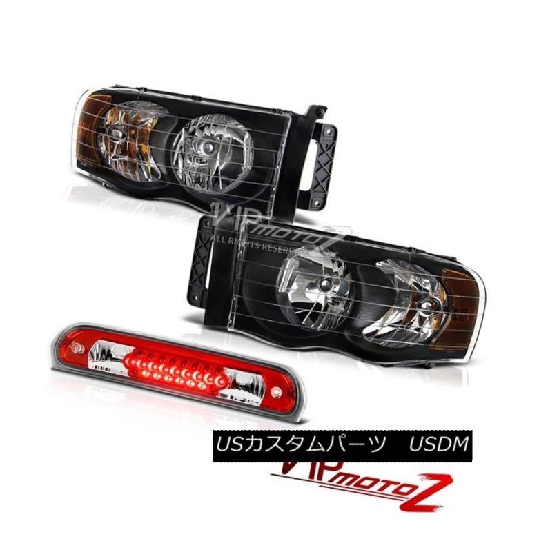 ヘッドライト ドライビングヘッドブラックヘッドランプ第3ブレーキカーゴランプレッドLED 02 03 04 05ラムヘミ Driving  Head