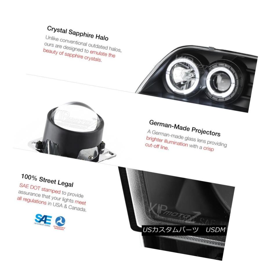 ヘッドライト 1997-2003フォードF150ロボブラックハローLED DRLプロジェクターヘッドライト97-02遠征 1997-2003 Fordの画像