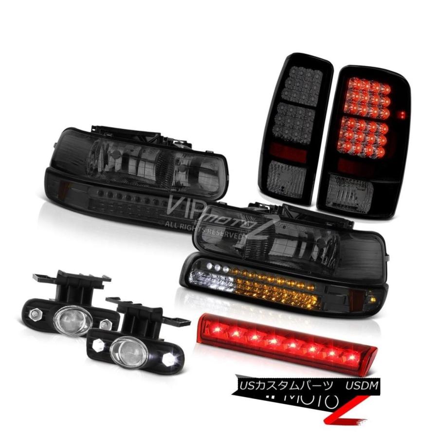 前照灯 00-06 Chevy Tahoe LSレッドルーフカーゴライトライトフォグライトテールランプスモークヘッドライト 00-06 Chev 自動車-その他ライト-車、バイク、自転車