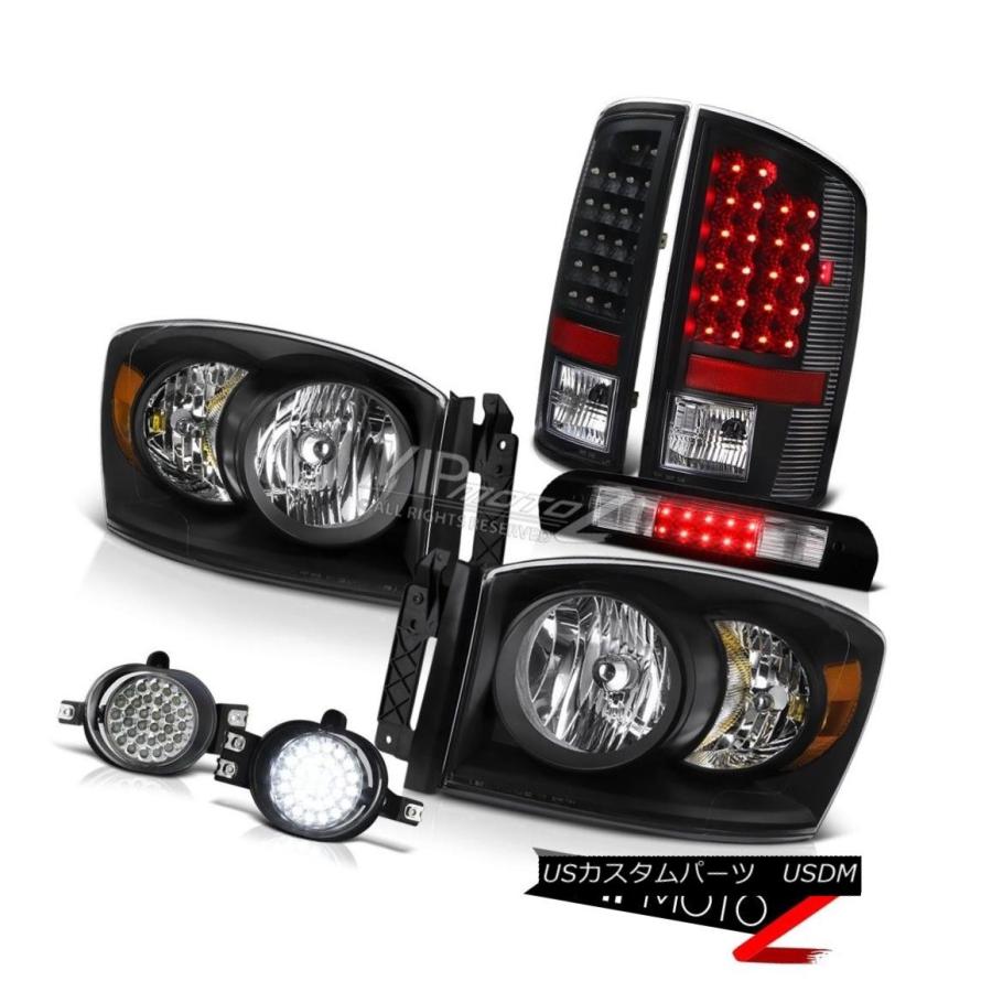 前照灯 Raven Black天々照明ランプBright LED Taillight Foglamp第3打ちきり2006 Dodge Ram WS その他ライト-ライト、レンズ-自動車
