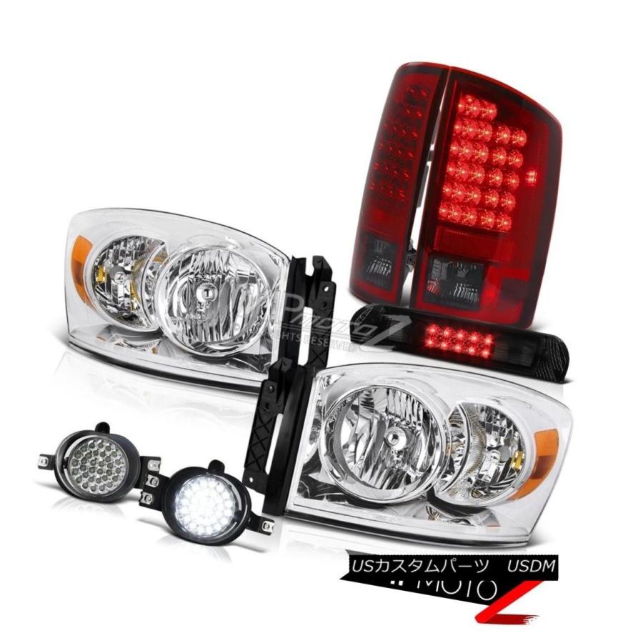 前照灯 耳あたらしい前照灯LEDテールライトドライビングフォグライトルーフストップ2006 Dodge Ram SRT-10 New Headl 自動車-車、バイク、自転車