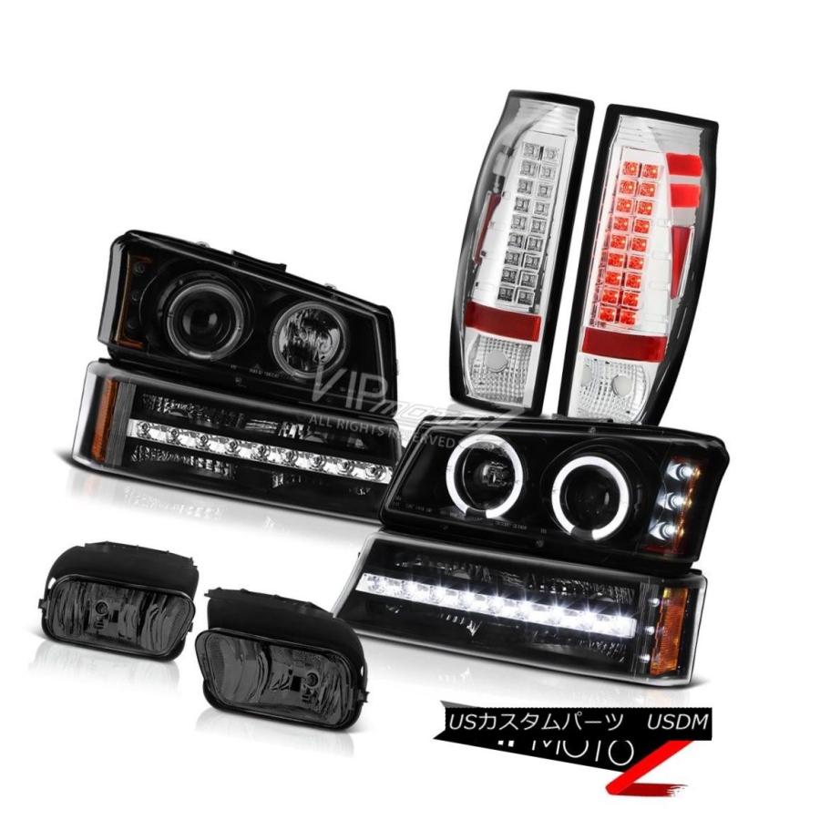 前照灯 03-06 Chevy Avalanche Foglampsクロームテールブレーキランプパーキングランプヘッドランプ 03-06 Che 車、バイク、自転車-ライト、レンズ-その他ライト