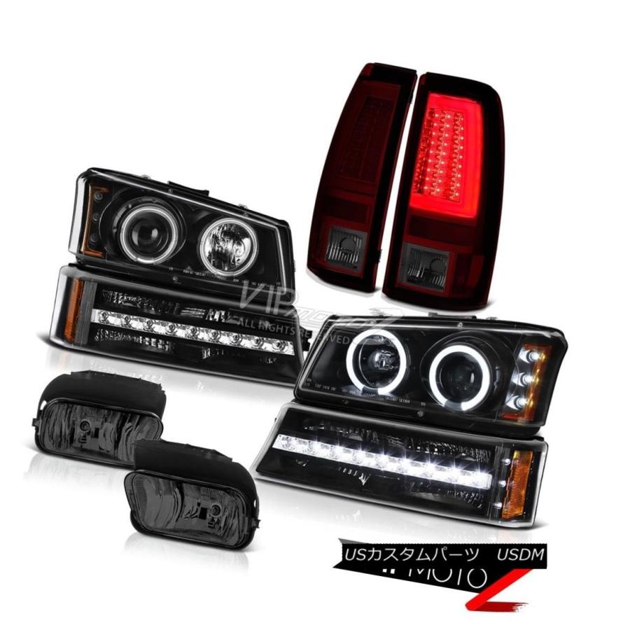 前照灯 03-06 Silverado 2500HdテールランプフォグランプインキブラックバンパーランプヘッドランプLED 03-06 Silv 自動車-車、バイク、自転車-その他ライト