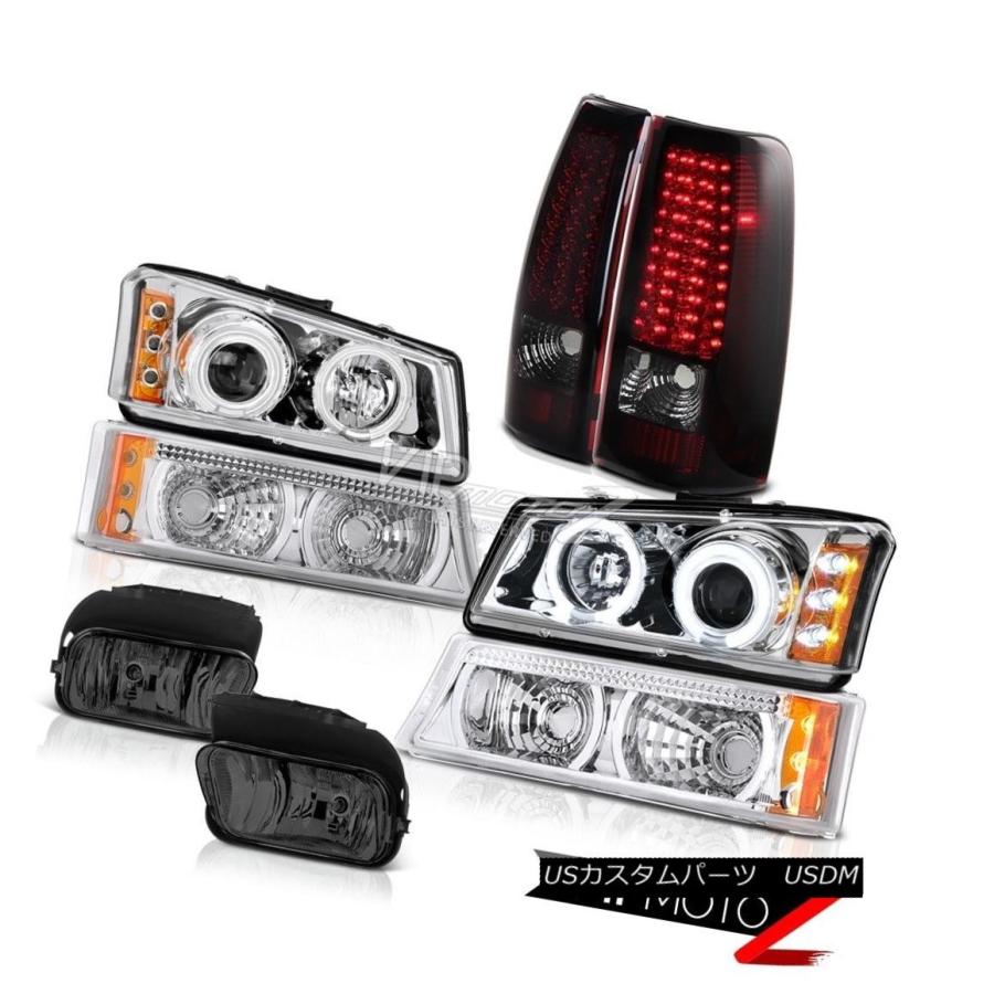前照灯 螢光ヘッドライトシグナルバンパーブルゴーニュテールフォグライト2005 Silverado Fluorescence Headlight その他ライト-自動車-ライト、レンズ