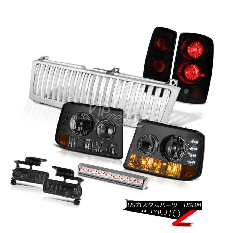 前照灯 00-06タホ煙天々照明ランプ燈台罪ふかい黒霧Cr第3打ちきりLED 00-06 Tahoe Smoke Headlamps Tailli 自動車-ライト、レンズ-その他ライト