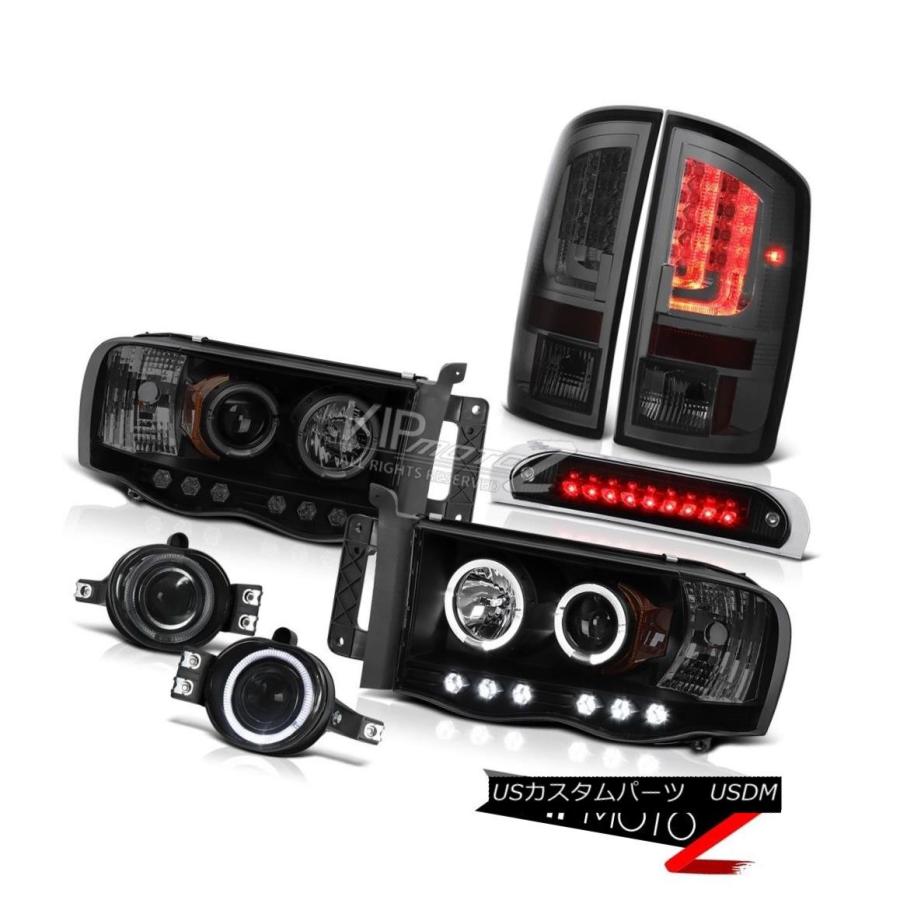 前照灯 02-05 Dodge Ram 2500 3500 SLT Taillampsブラックハイストップランプヘッドランプフォグランプ 02- ライト、レンズ-その他ライト-車、バイク、自転車