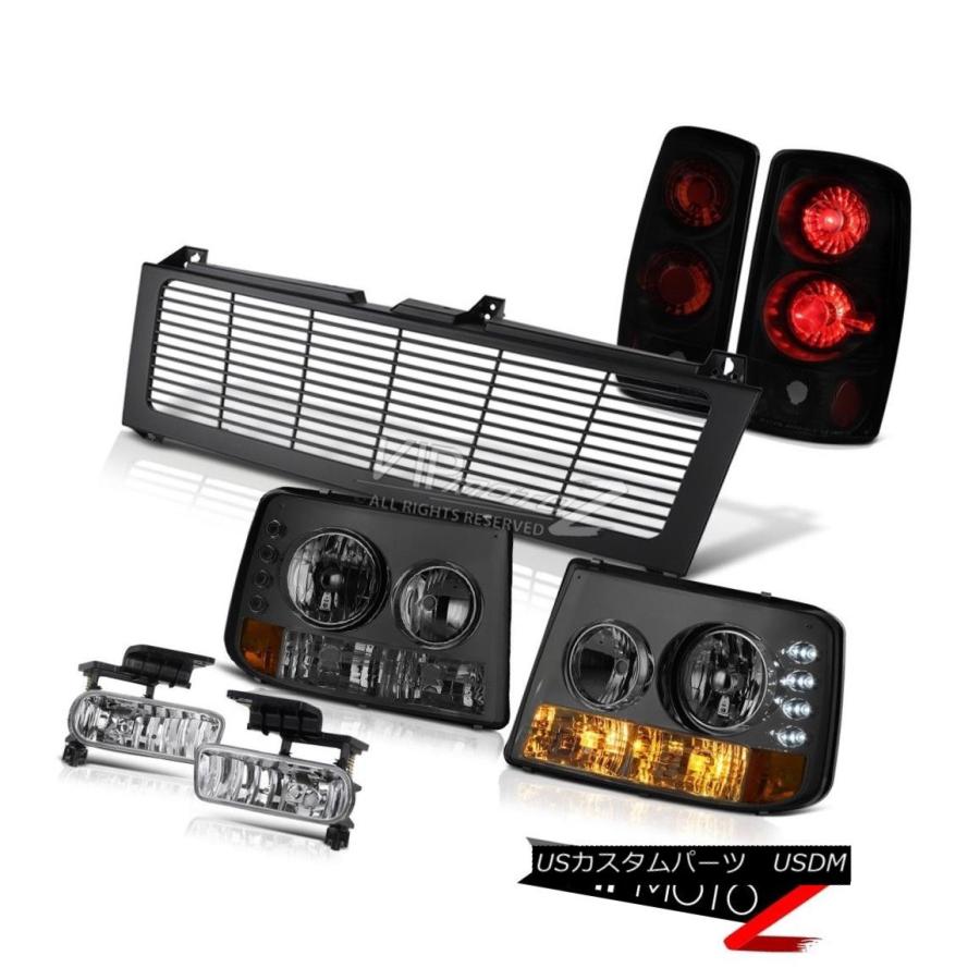 前照灯 2000-2006都市近郊部5.7Lスモークパーキングヘッドライトブレーキテールライトフォグランプグリル 2000-2006 Suburban 自動車-その他ライト