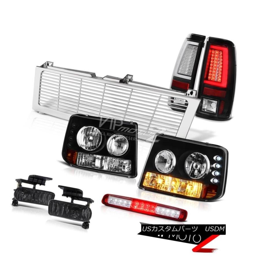 前照灯 99-02 Silverado 4WDテールランプビレットスタイルグリルハイストップライトフォグライトバー 99-02 Silverad ライト、レンズ-自動車-車、バイク、自転車