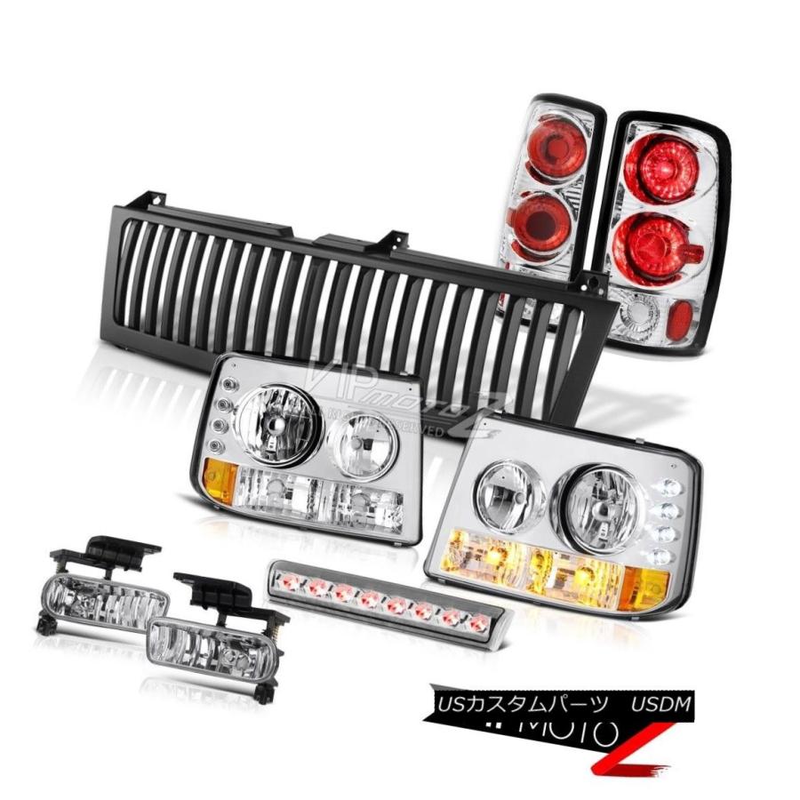 前照灯 ヘッドライトリアシグナルブレーキライトクリアフォグLED小料理屋2000-06 Chevy Tahoe Headlights Rear S その他ライト-ライト、レンズ
