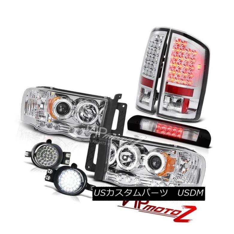 前照灯 ユーロHalo LED前照灯テールランプFoglampsブレーキカーゴ2002-2005 Dodge Ram Euro Halo 車、バイク、自転車-その他ライト