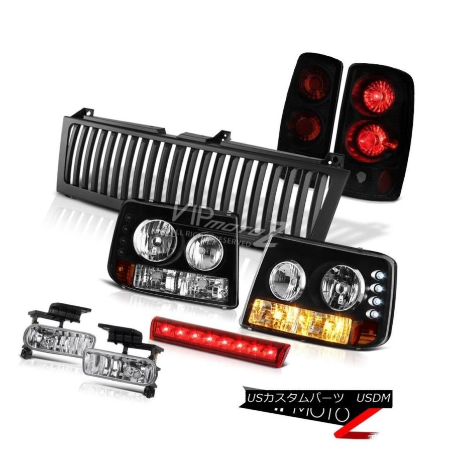前照灯 ブラックパーキングヘッドランプ交通信号テールランプフォグライトブレーキLED 00-06タホ4.8L Black Parking Headl 車、バイク、自転車-その他ライト-ライト、レンズ