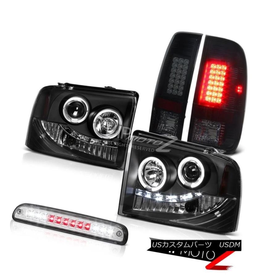 前照灯 ヘッドライトプロジェクターブレーキテールライトLEDハイストップクローム05-07 Ford F250 SD Headlights Pr 自動車-ライト、レンズ