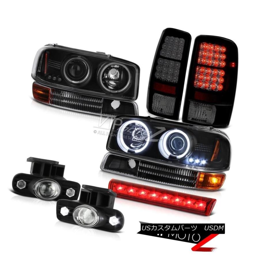 前照灯 2000-2006 Yukon 5.3L CCFL前照灯LEDテールランプ照明ランプFogLight 3rd打ちきり赤いこと 2000- その他ライト-車、バイク、自転車-自動車