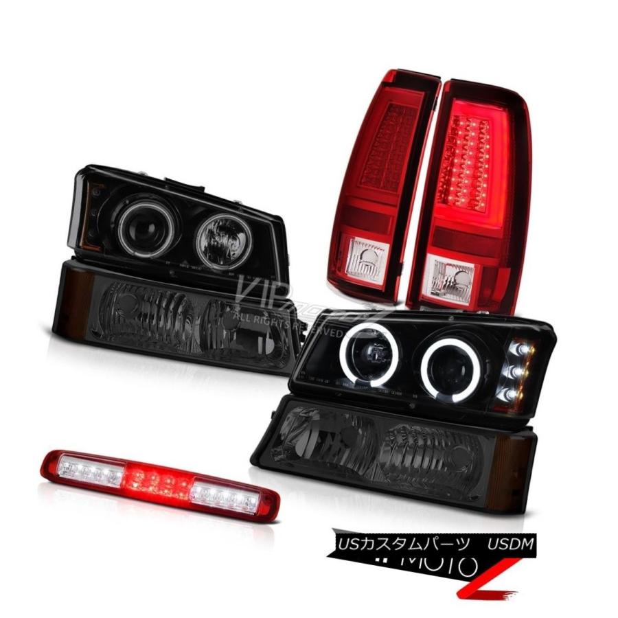 前照灯 03-06 Chevy Silverado 1500 Taillampsパーキング場ライトルーフキャブヘッドランプOLEDプリズム 03-06 車、バイク、自転車-その他ライト-ライト、レンズ