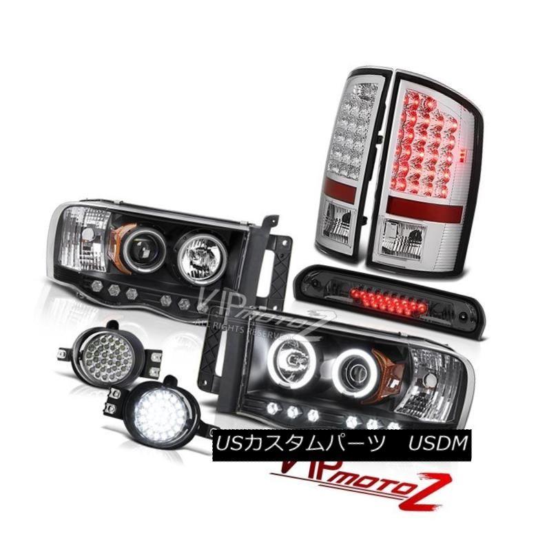 前照灯 02-05子ヒツジSRT-10 DRL CCFLリングヘッドランプクリアLEDテールライトフォグハイストップスモーク 02-05 Ram S 自動車-その他ライト-ライト、レンズ