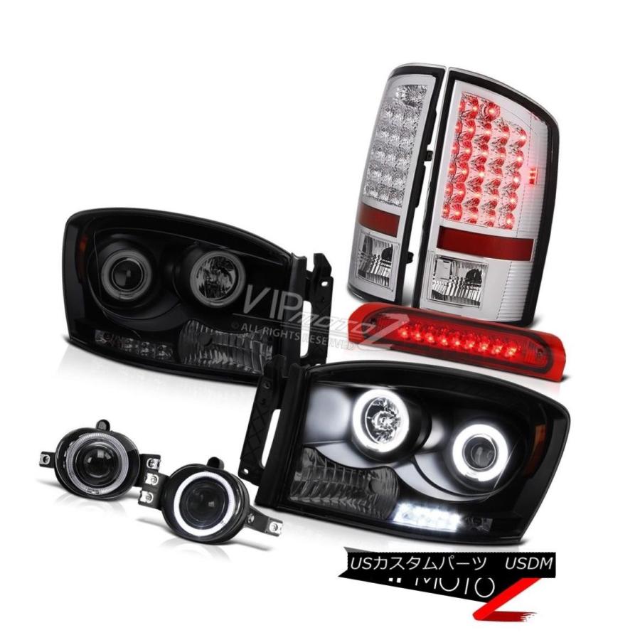 前照灯 CCFLスモークヘッドランプLEDテールランプDRLフォグブレーキカーゴラムマグナム5.9L WS 07 08 CCFL Smoke H ライト、レンズ-車、バイク、自転車