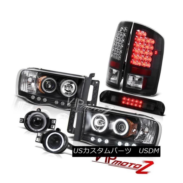 前照灯 CCFL Haloヘッドライトテールライトクロームフォグ高大屋根立ち留まるLED煙02-05 Ram V8 CCFL Halo Headligh その他ライト-自動車-車、バイク、自転車