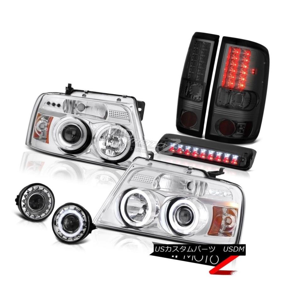 前照灯 06-08 Ford F150 FX4フォグランプハイストップライトヘッドランプテールブレーキLED CCFLリム 06-08 Ford 車、バイク、自転車-ライト、レンズ